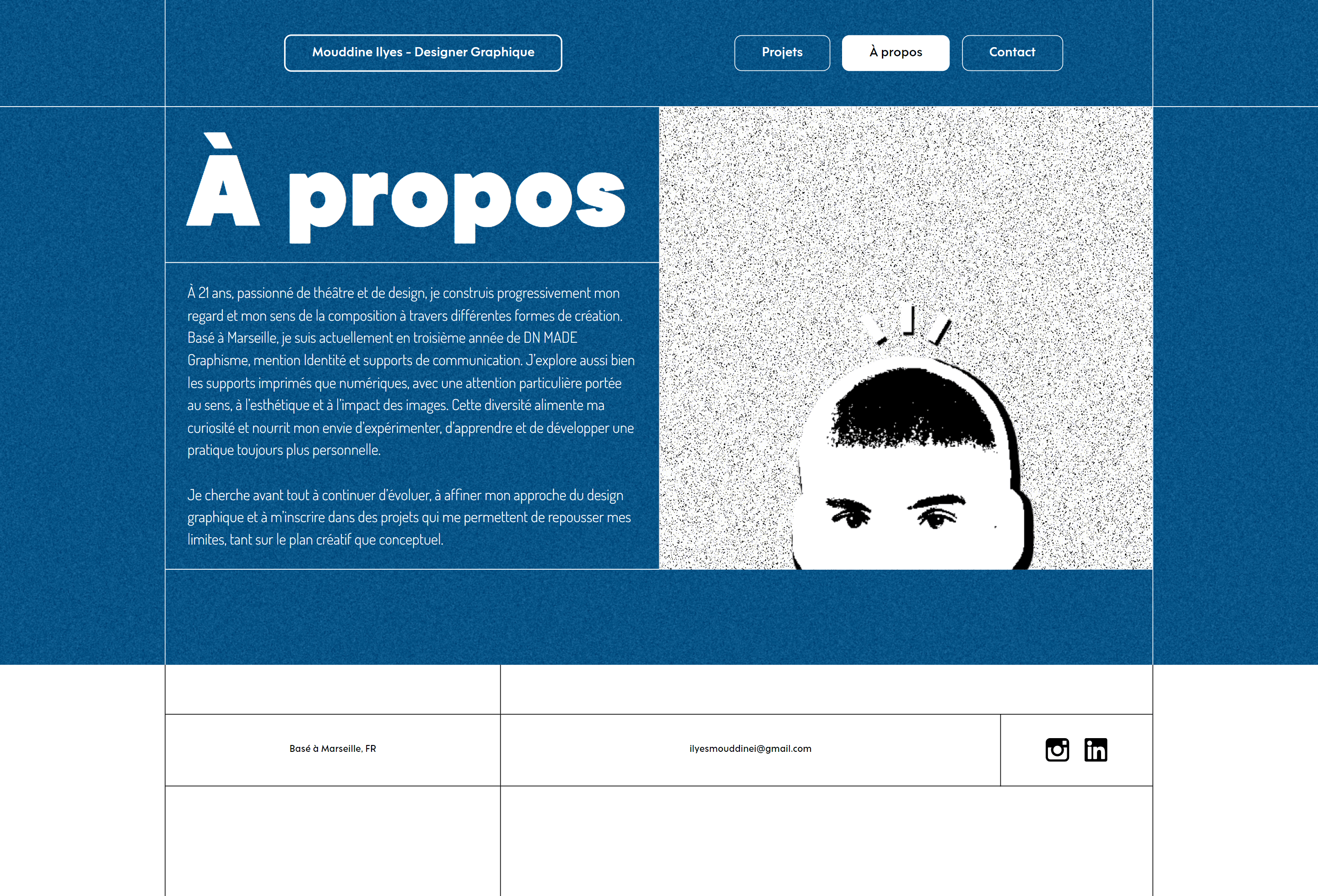 Écran à propos de MOODYNNE